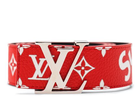 lv x supreme belt cheap|louis vuitton monogram belt.